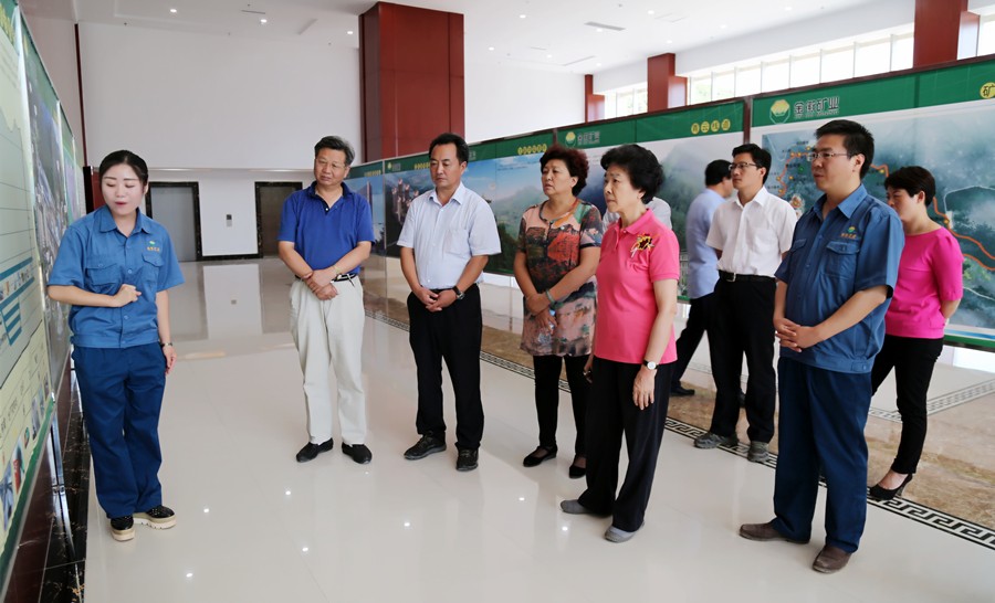 1-2015年8月，全國政協(xié)副主席、中國科學院院士王志珍一行蒞臨金徽股份調(diào)研。.jpg