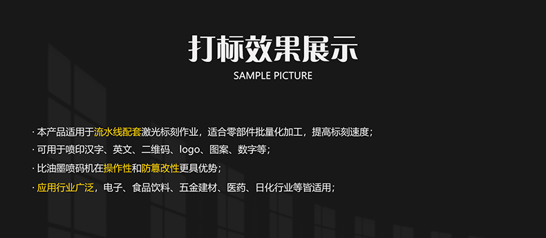 生產(chǎn)線(xiàn)配套激光打標機(圖7)